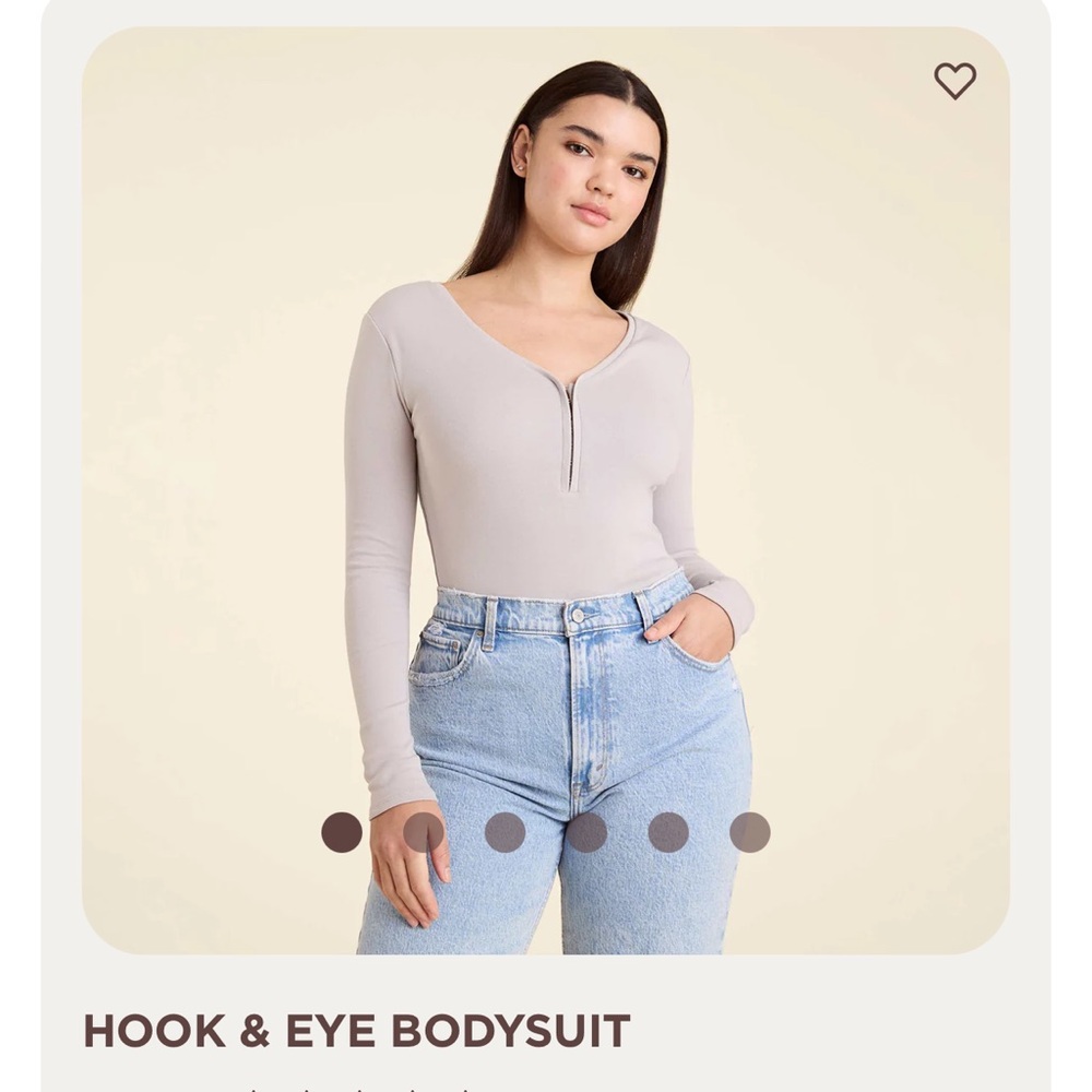 Nuuds bodysuit color stone